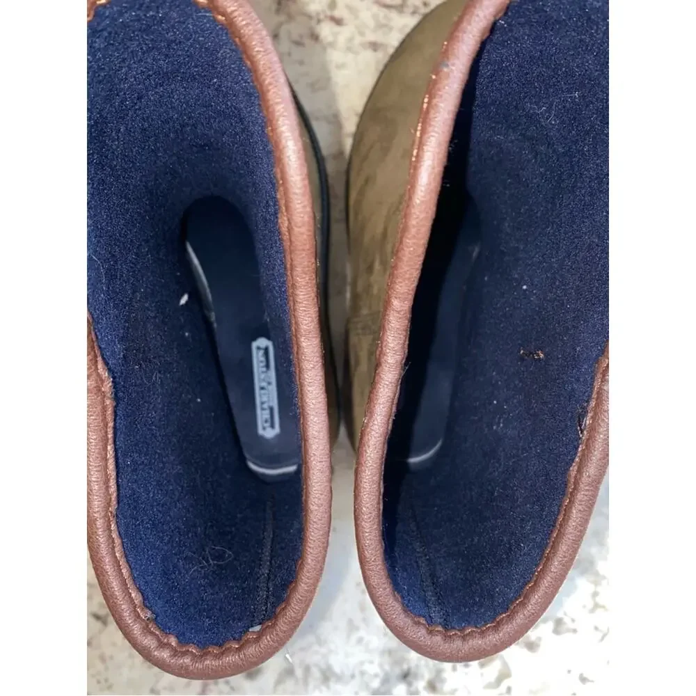 Charleston Shoe Company $160 Legare Rain Boot Olive US 7 EUC